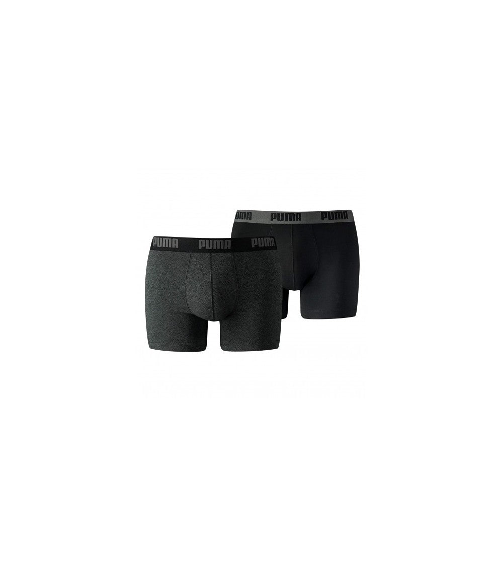 Boxer Puma Basic Boxer 2u Negro/Gris