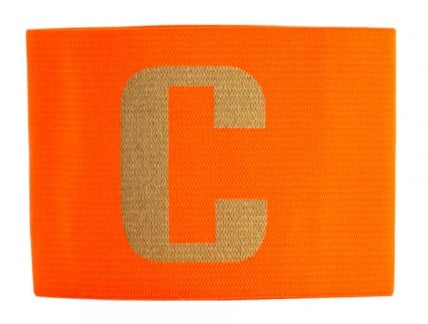 Brazalete Distintivo Regulable Capitan Junior Naranja Fluor D