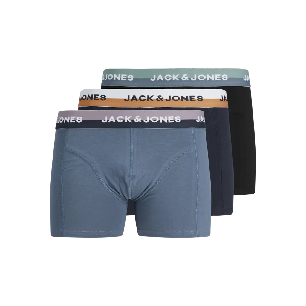 Boxers Jack & Jones Jwheric Pack 3un Azul/Marinho