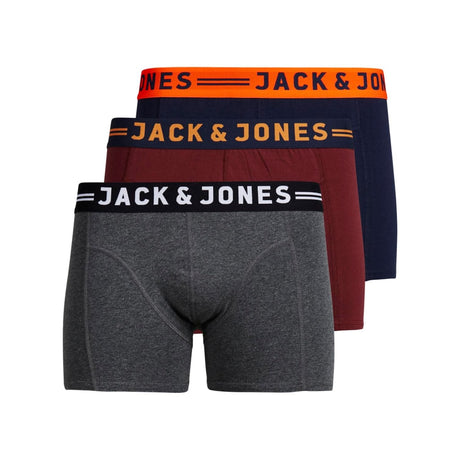 Bóxers Junior Jack & Jones Jaclichfield Pack 3u Gris/Granate/Marino