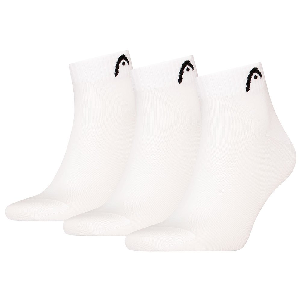 Head All Sport Quarter Socks 3 Pairs White