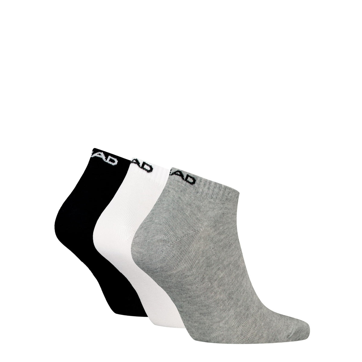 Meias Head All Sport Sneaker 3 Pares Cinzento/Branco/Preto