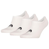 Head All Sports Training Footie Socks 3 Pairs White