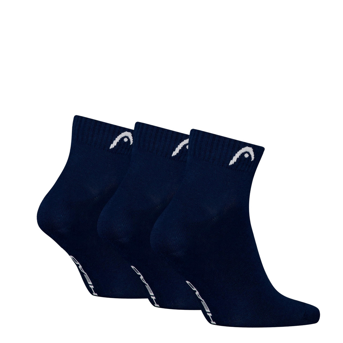 Meias Head All Sports Training Quarter 3 Pares Azul-marinho