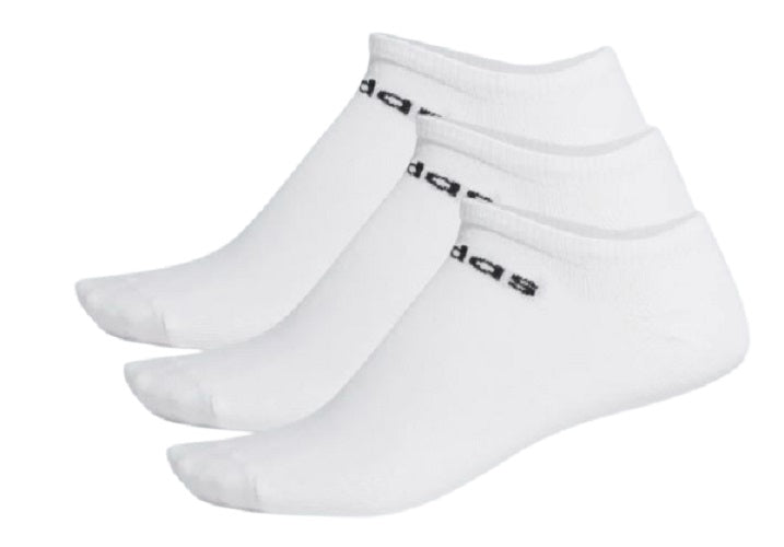Pares de Meias Invisíveis Piqui CN adidas 3 Pares Branco