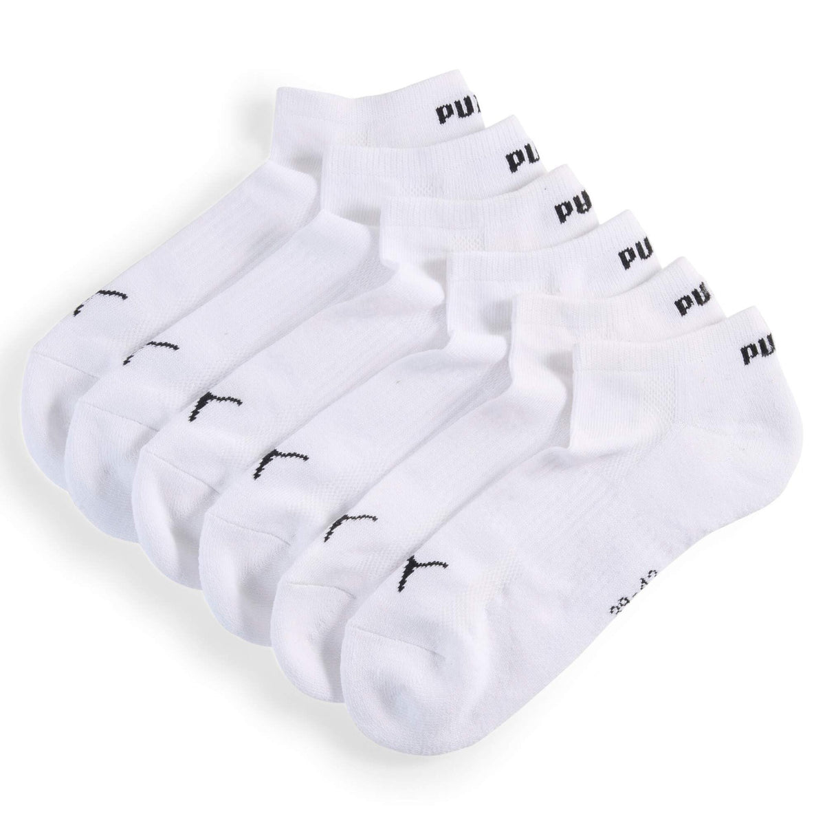 Calcetines Puma Cushioned Sneaker 3 pares Blanco