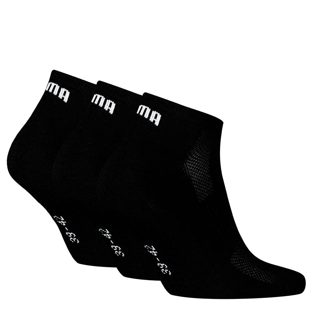 Calcetines Puma Cushioned Sneaker 3 pares Negro