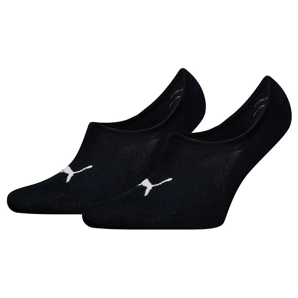 Meias Puma Footie Hight Cut Pack 2 pares preto