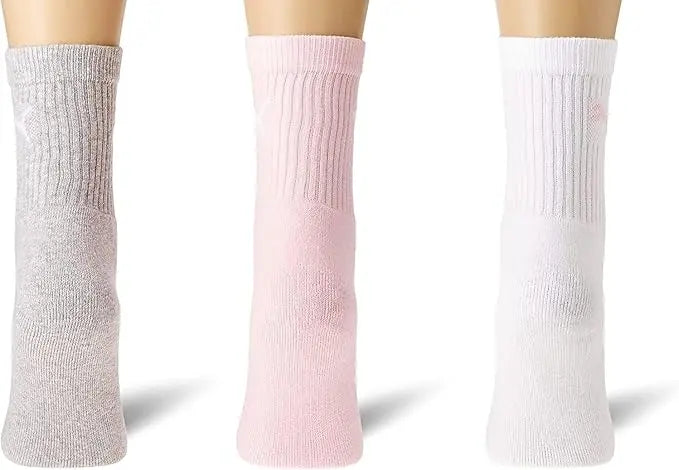 Calcetines Puma Kids Regular Crew Pack 3 Pares Rosa