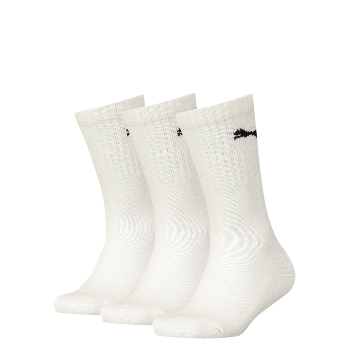 Calcetines Puma Kids Regular Crew Pack 3u Blanco