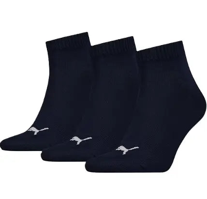 Calcetines Puma Quarter Pack 3 pares Marino