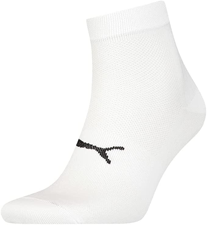 Calcetines Puma Sport Light Quarter Pack 2 Pares Blanco