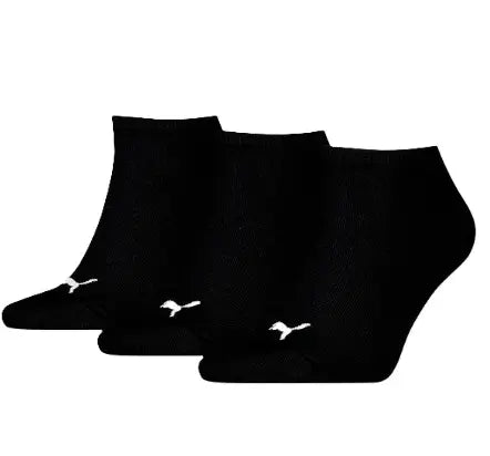 Calcetines Puma Unisex Sneaker Plain 3 pares Negro
