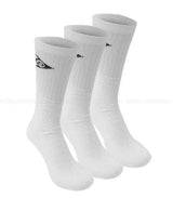 Meias Ténis Dunlop Tripulação Brancas 3 Pares Tamanho 41-46