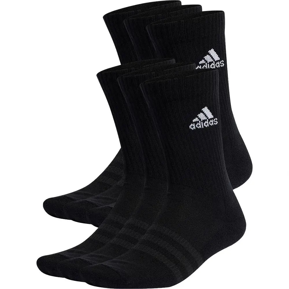 Meias Acolchoadas adidas Classic Unissexo 6 Pares Preto