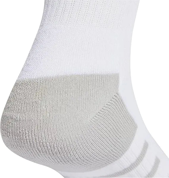 Meias adidas Essentials Climacool Crew 3 Pares Branco