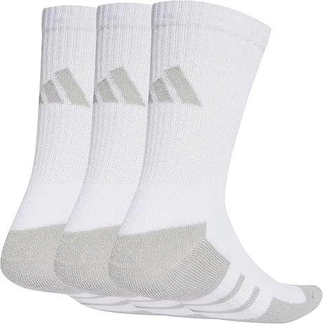 Meias adidas Essentials Climacool Crew 3 Pares Branco