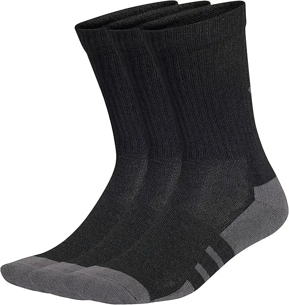 Meias adidas Essentials Climacool Crew 3 Pares Preto