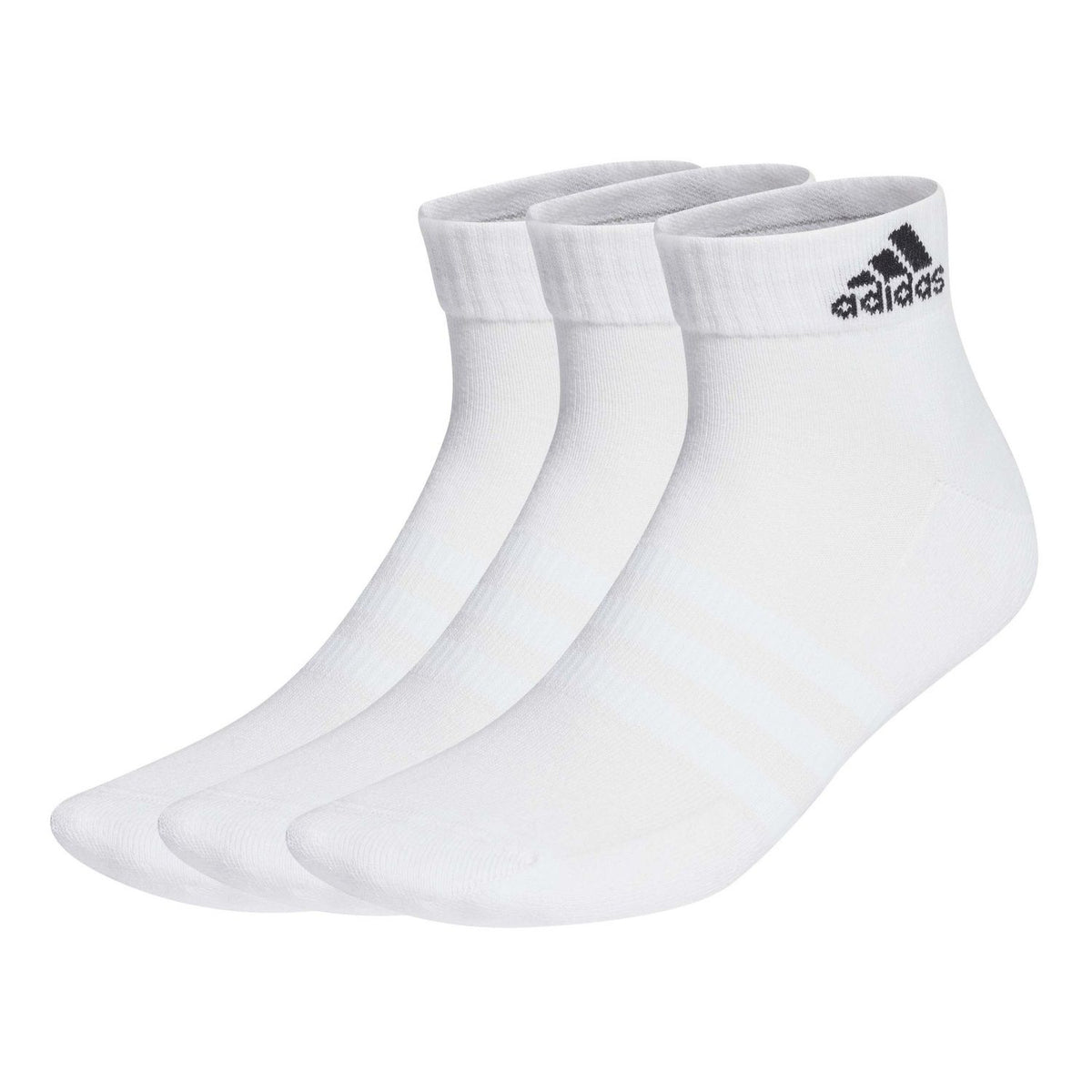 Meias adidas Sportswear Ankle Acolchoadas 3 Pares Branco