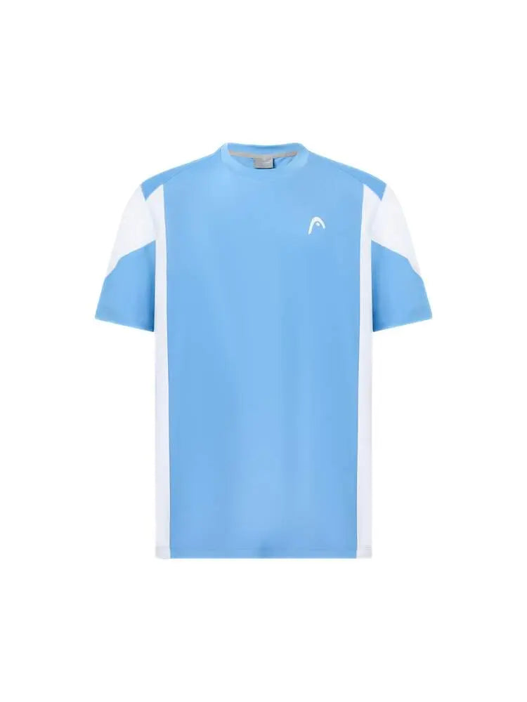 Camiseta Head Slice Hombre Azul/Blanco