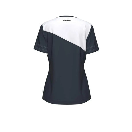 Camiseta Head Tie-Break Mujer Marino/Blanco