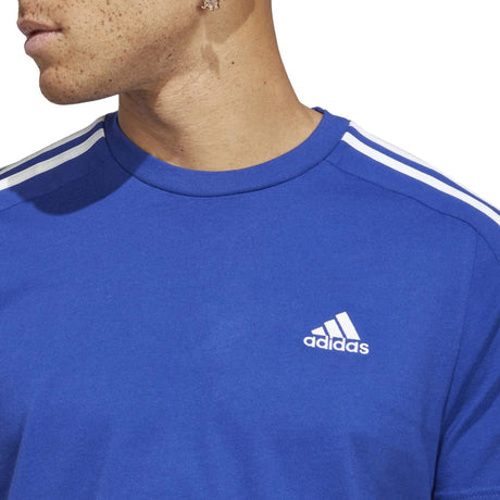 Camiseta adidas 3 Stripes Azul Hombre