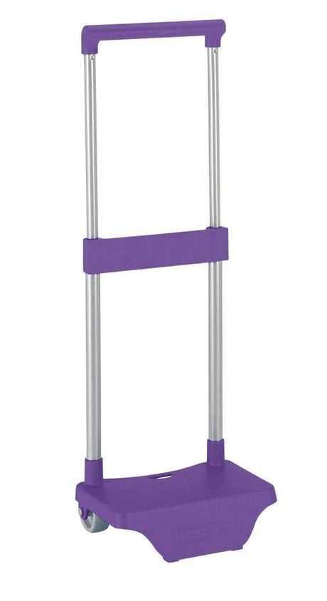 Carro Portamochilas Escolar Pequeño Morado