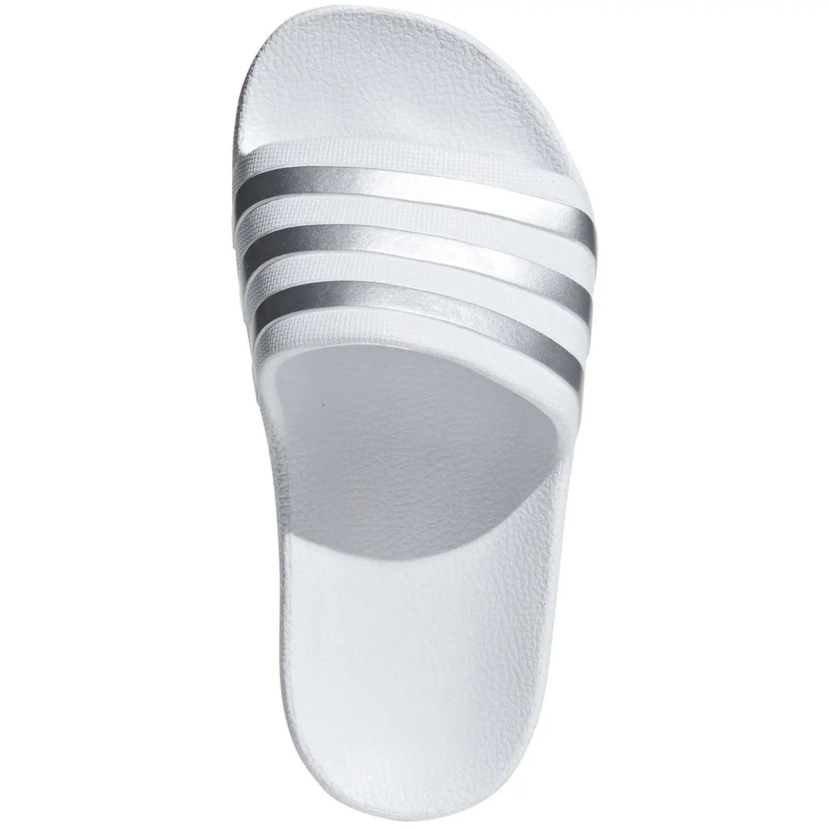 adidas Adilette Aqua K Junior Flip Flops White/Silver