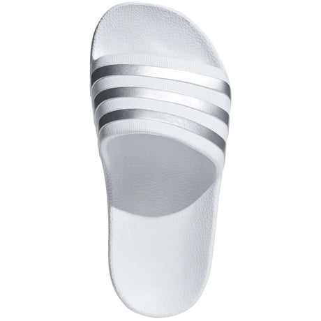 Chanclas adidas Adilette Aqua K Junior Blanco/Plata