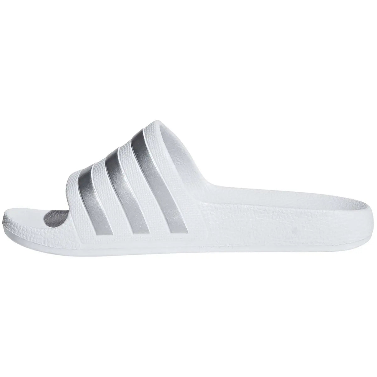 adidas Adilette Aqua K Junior Flip Flops White/Silver