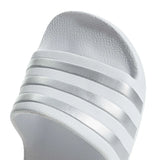 adidas Adilette Aqua K Junior Flip Flops White/Silver