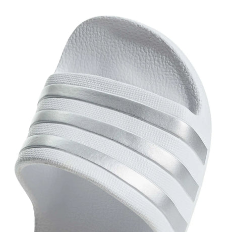 Chanclas adidas Adilette Aqua K Junior Blanco/Plata