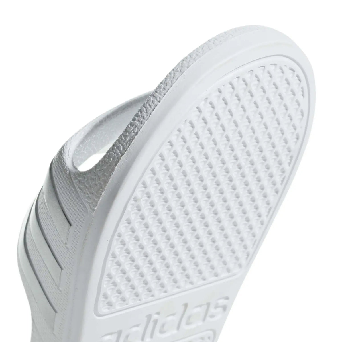 adidas Adilette Aqua K Junior Flip Flops White/Silver