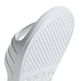 adidas Adilette Aqua K Junior Flip Flops White/Silver