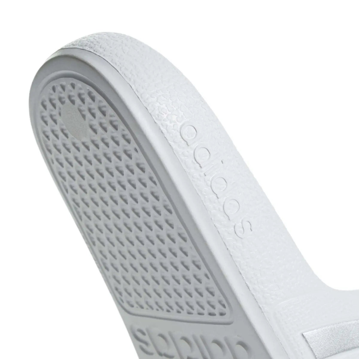 adidas Adilette Aqua K Junior Flip Flops White/Silver