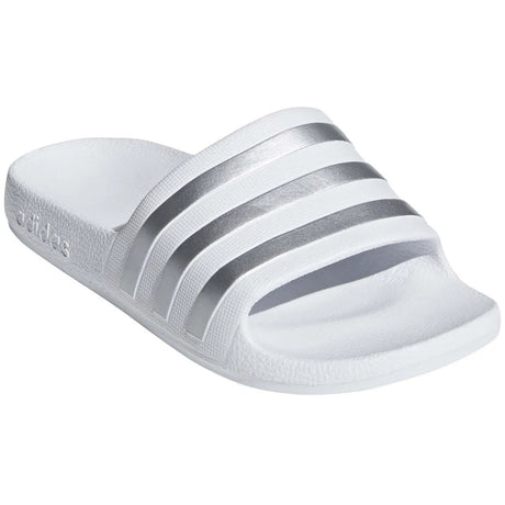 Chanclas adidas Adilette Aqua K Junior Blanco/Plata