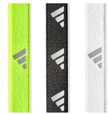 Cinta Pelo adidas Fitness Training 3u Blanco Negro Amarillo