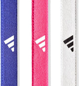 Cinta Pelo adidas Fitness Training 3u Gris Azul Rosa Blanco