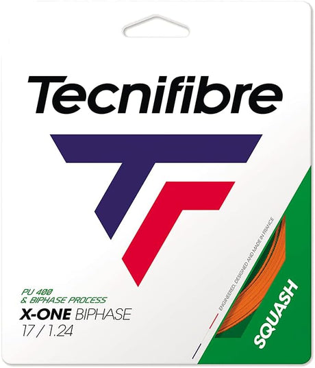 Cordaje Squash Tecnifibre X-ONE BIPHASE Set 9.7m Naranja