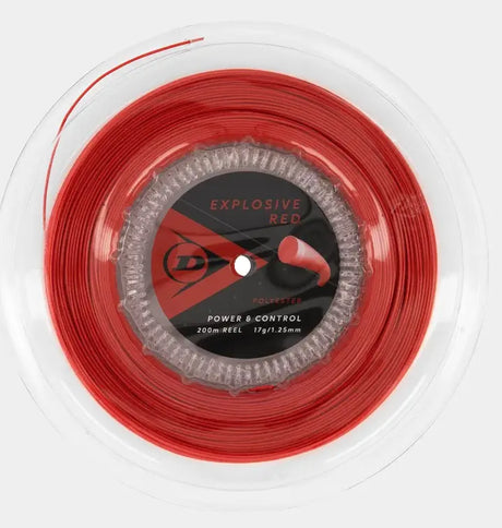Cordaje Tenis Dunlop Explosive Bobina 200m Rojo