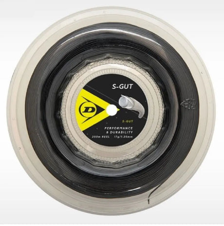 Cordaje Tenis Dunlop S-GUT 200 m 1.32mm Blanco