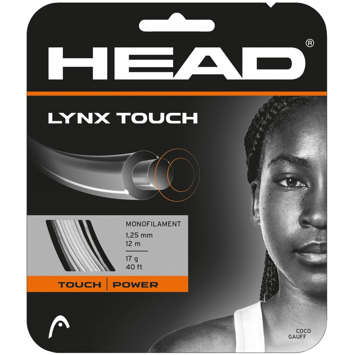 Cordaje Tenis Head Lynx Touch Set 12m Gris