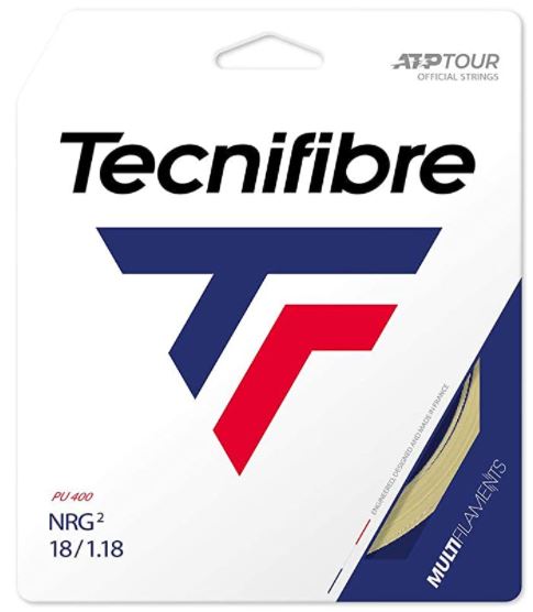 Tennis String Tecnifibre NRG2 12m Set Natural