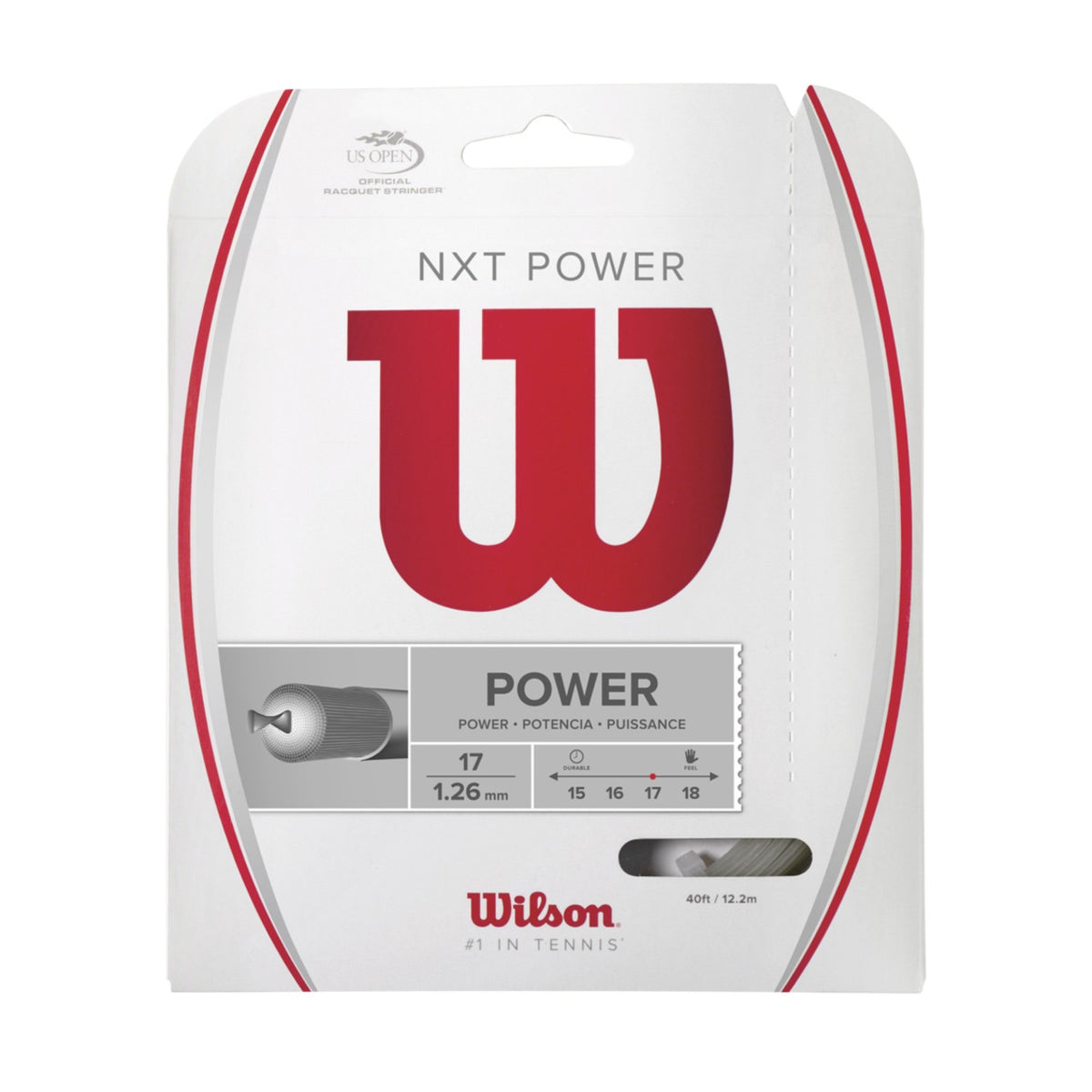 Cordaje Tenis Wilson NXT Power 1.26mm Set Natural
