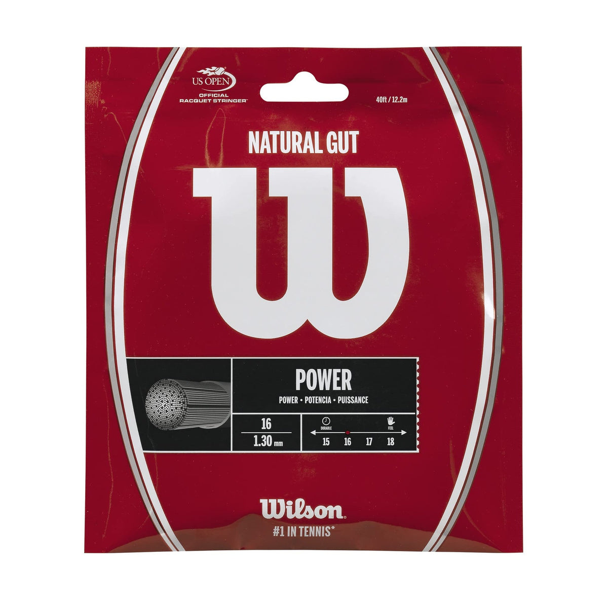 Corda de Ténis Wilson Natural Gut 12.2m