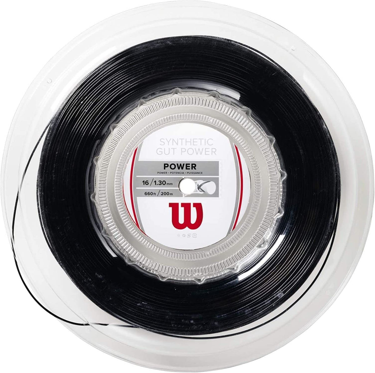 Cordaje Tenis Wilson Synthetic Gut Power Bobina 200m 1.30mm