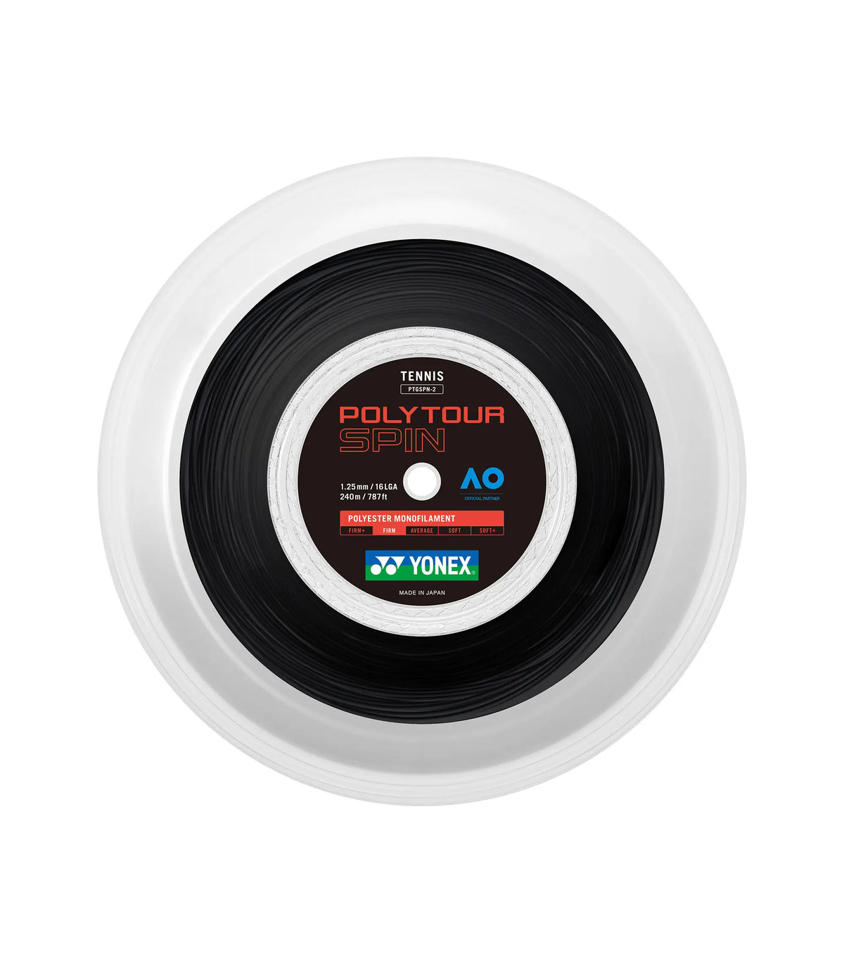 Yonex Poly Tour 200m Black Tennis String