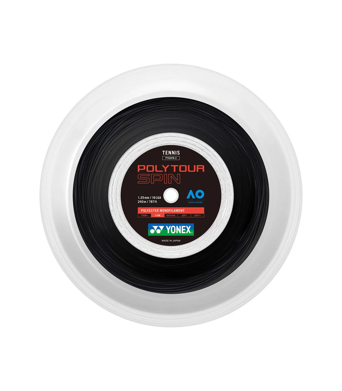 Yonex Poly Tour 200m Black Tennis String