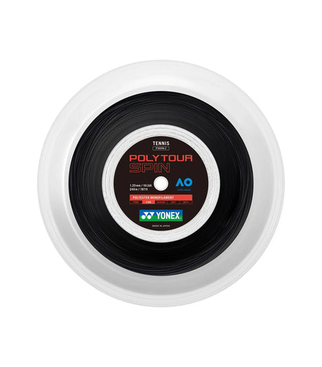 Cordaje Tenis Yonex Poly Tour 200m Negro