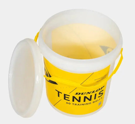 Dunlop 60-Ball Capacity Tennis Ball Basket with Lid